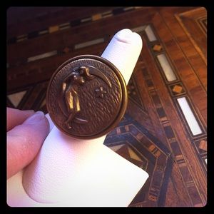 “Lady in the moon” ring by Jan Michaels SF.